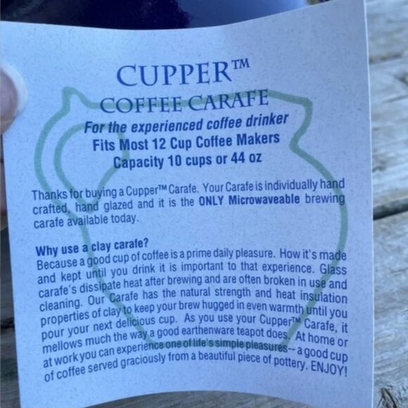 Vintage Christian Ridge Cupper Coffee Carafe with Lid Good Condition Tea Pot - Picture 12 of 13